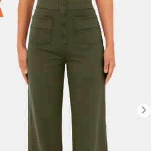 Halara High Waisted Casual Pants in Forest Green